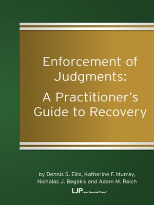 cover image of Enforcement of Judgments: A Practitioner's Guide to Recovery